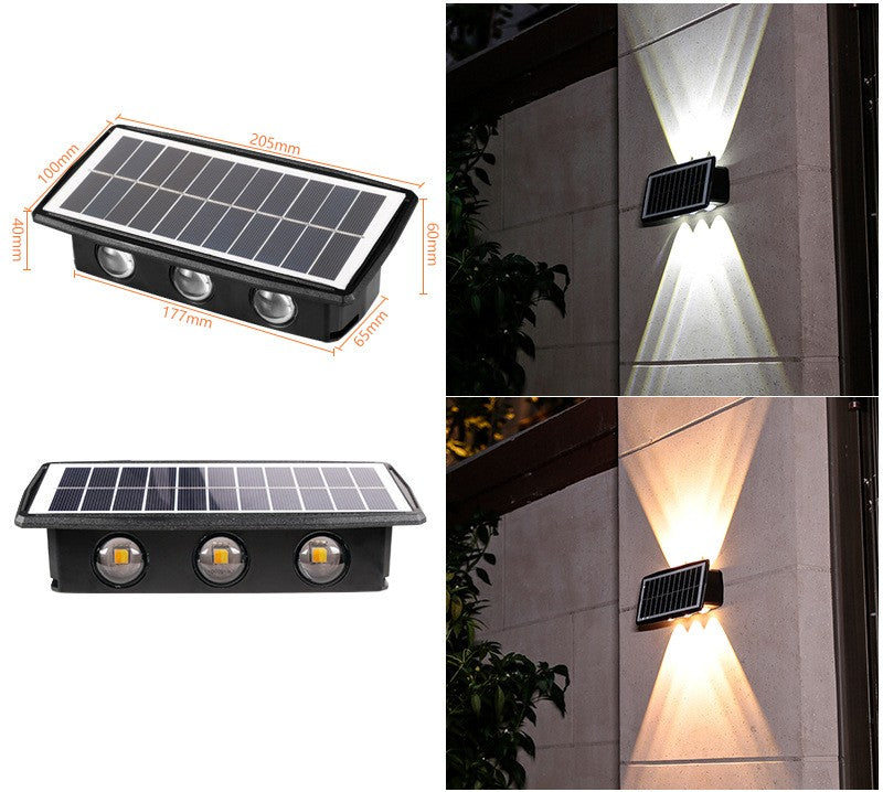 Solaire Murale LED – Double Faisceau