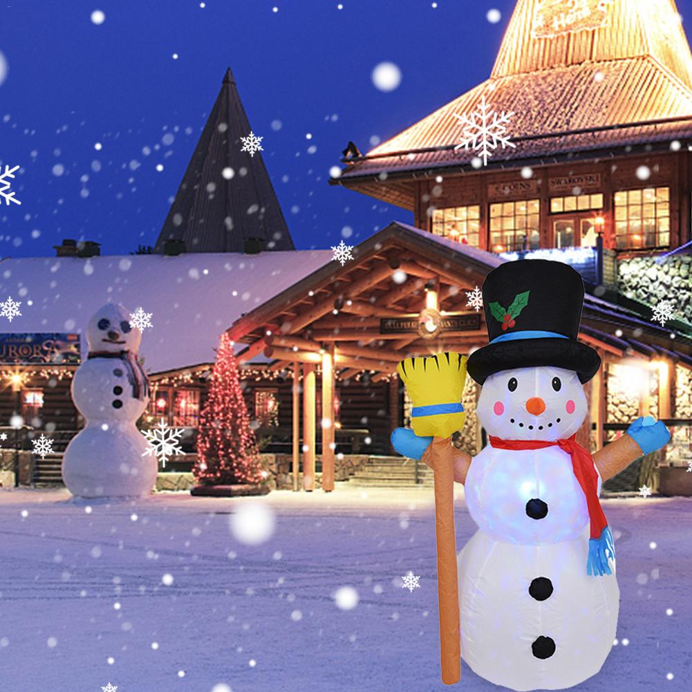 Bonhomme de Neige Gonflable Lumineux – 1,2m