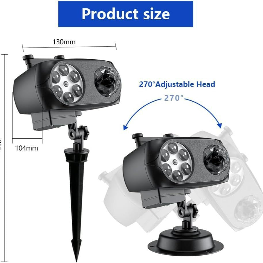 Projecteur LED Extérieur – Motifs Lumineux Noël