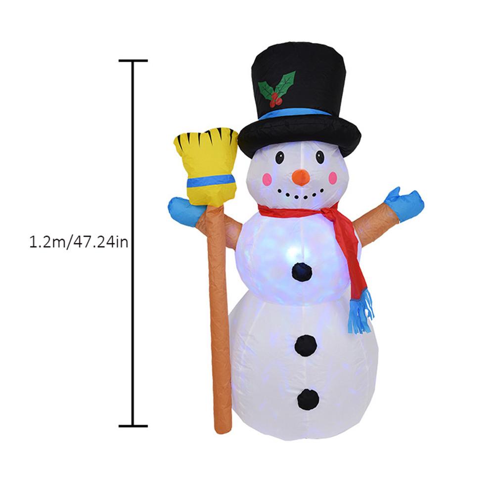 Bonhomme de Neige Gonflable Lumineux – 1,2m