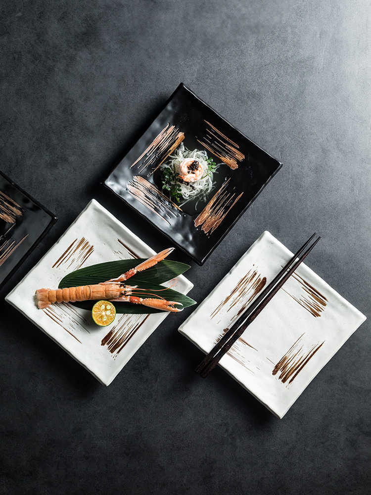 Assiette de Présentation Céramique – Finition Brossée