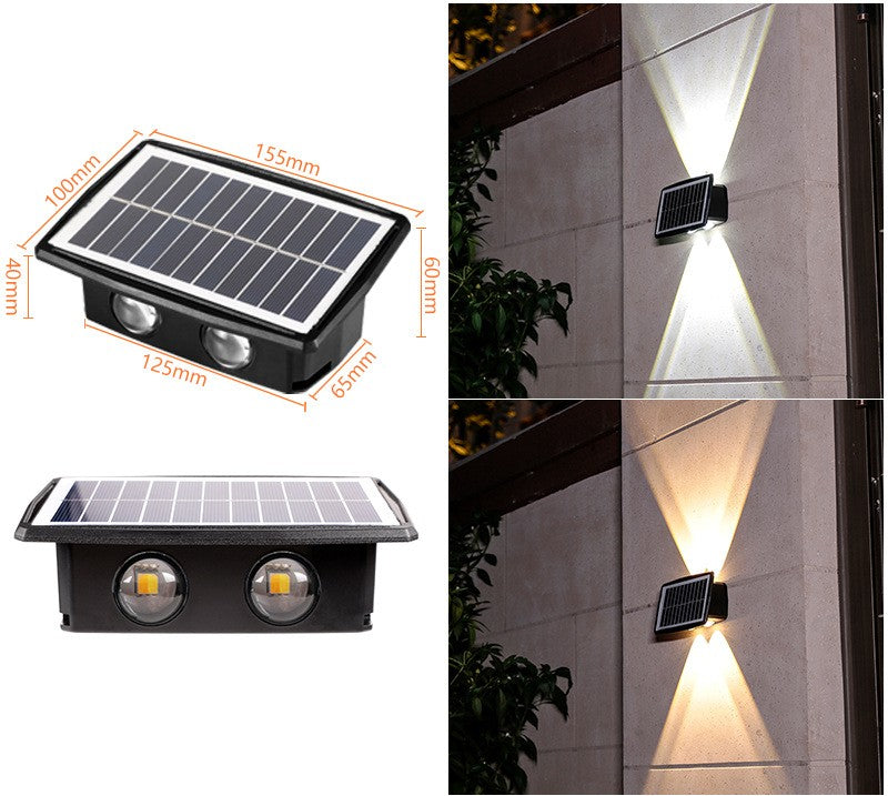 Solaire Murale LED – Double Faisceau