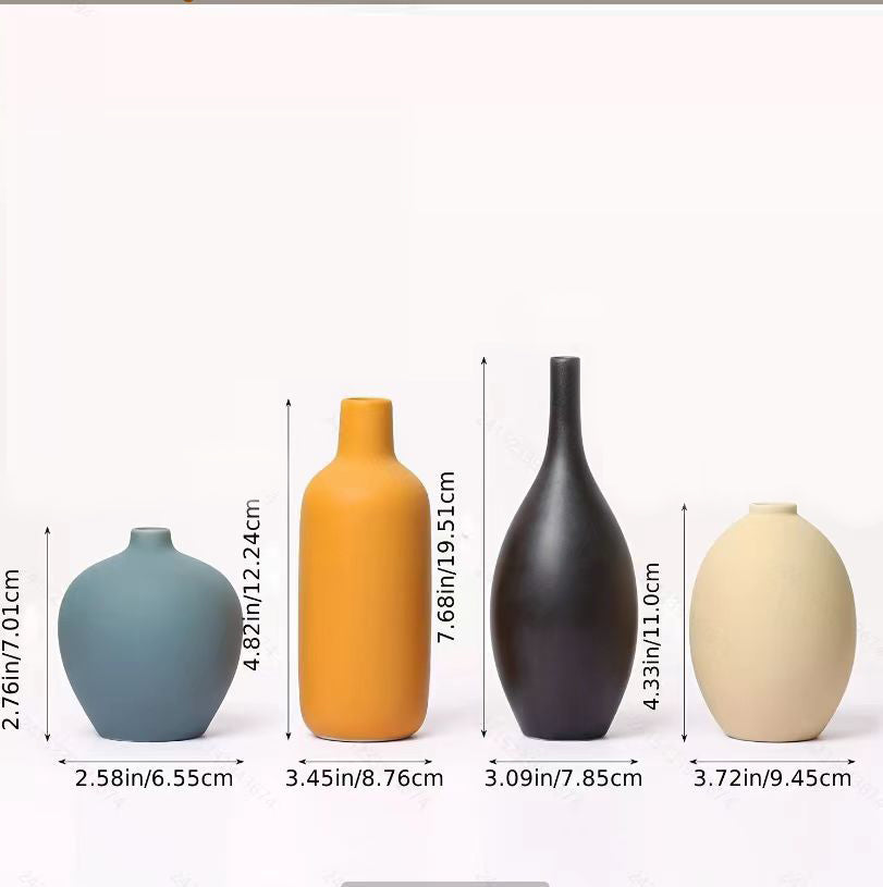 Set de 4 Vases Céramique – design