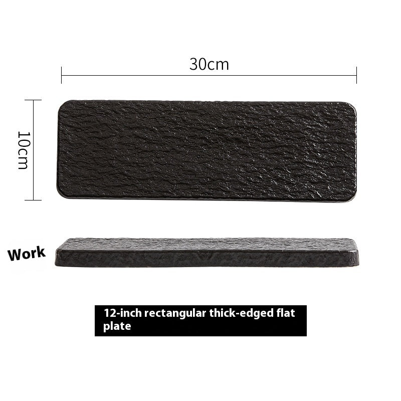 Plateau de Présentation en Pierre – Texture Brute