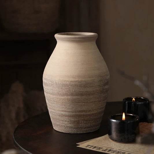 Vase en Poterie Vintage